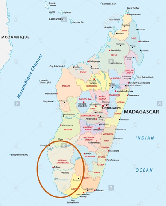 Karte Madagaskar_Projekt-Region